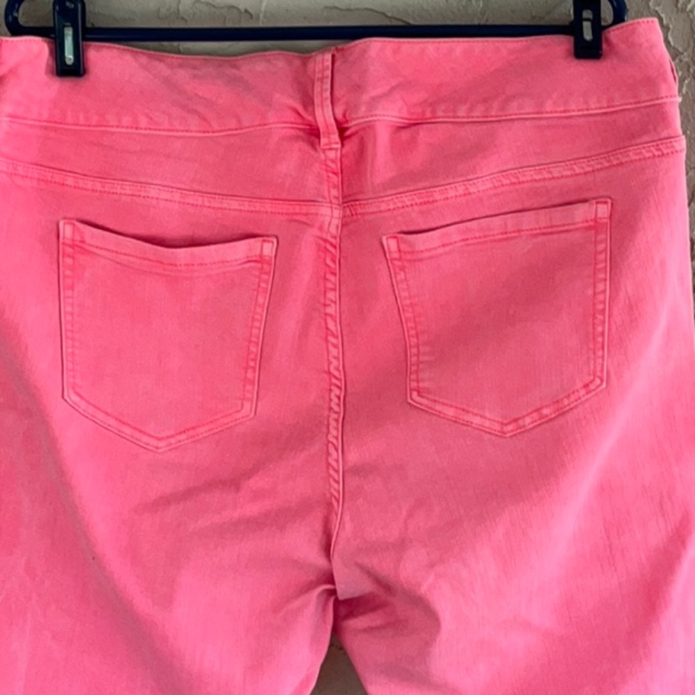 Torrid Vibrant Pink Denim Jeans Womens Size 20R Stretch - Picture 6 of 6